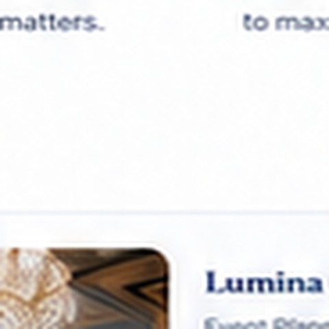 Lumina Events client project